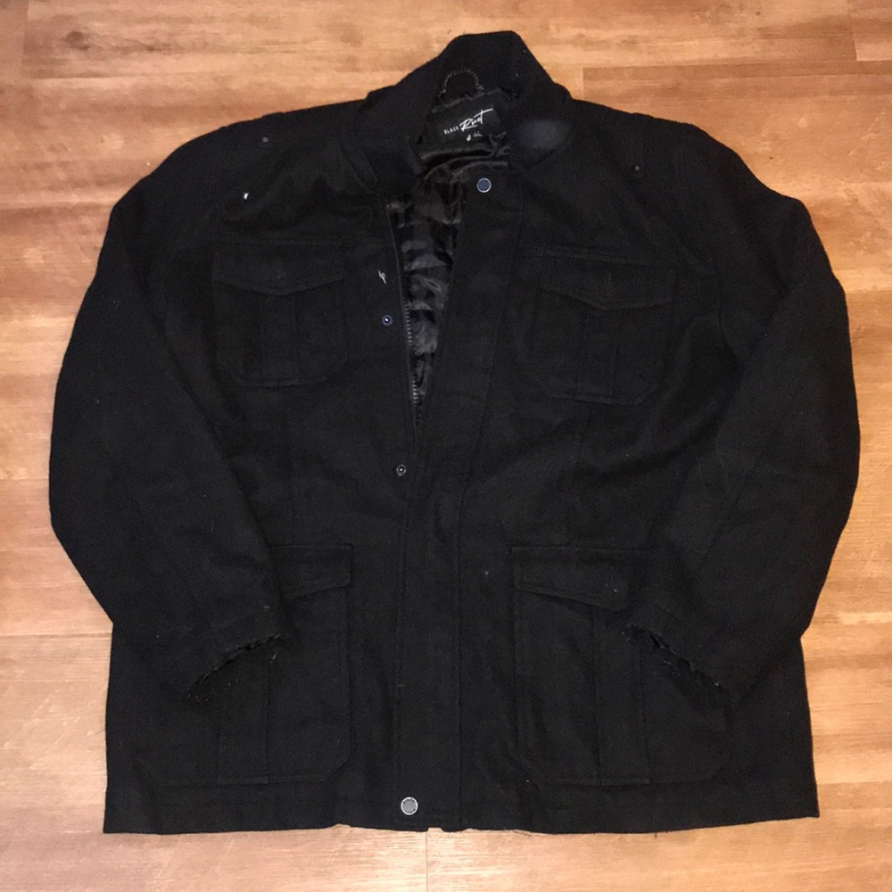 Black Rivet Bomber jacket
